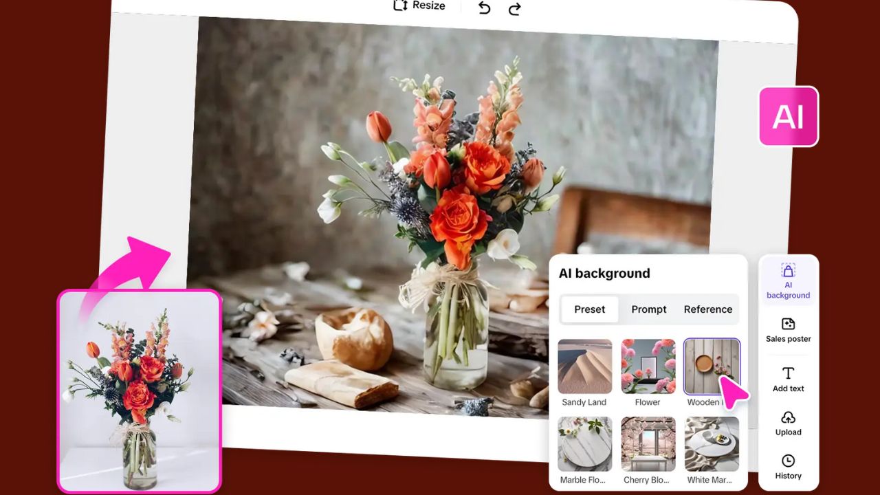 Exploring Pippit’s Floral Background Generator: Features and Benefits